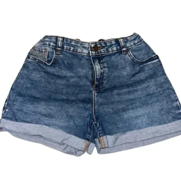 WONDER NATION Denim Shorts Kids Adjustable Waist-  Size XXL Kids - Picture 3 of 7